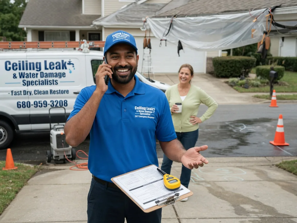 Ceiling Leak Cleanup Tishomingo, MS FAQs